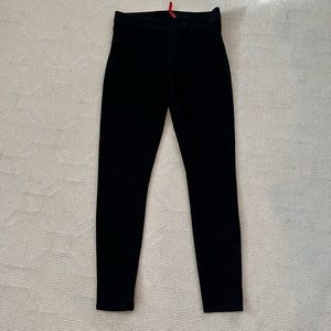 Spanx black denim jeggings L